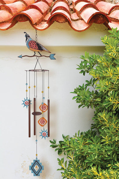 "Gambel's Quail" Wind Chime