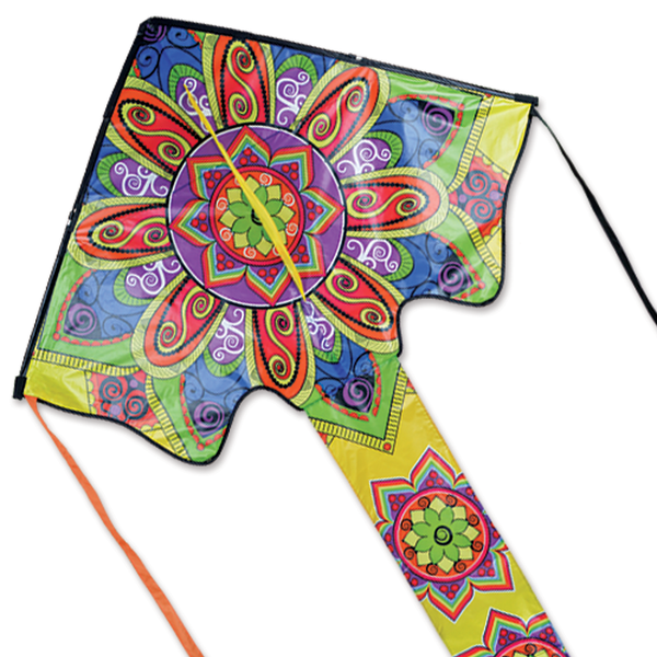 "Mandala" Zephyr Kite with Line Included