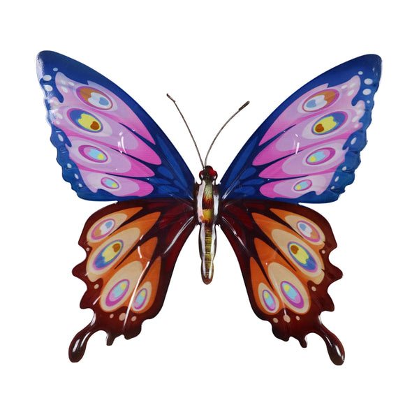 Metal Butterfly Wall Art - Purple