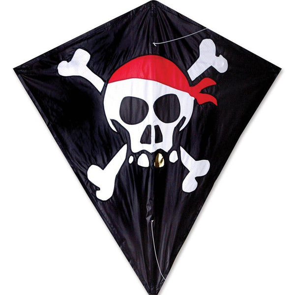 30 Inch "Skull & Crossbones" Diamond Kite with Line Included