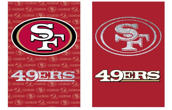 NFL "San Francisco 49ers" Double Sided Garden Flag