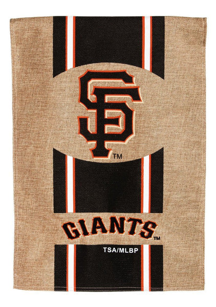 MLB San Francisco Giants Burlap Flag