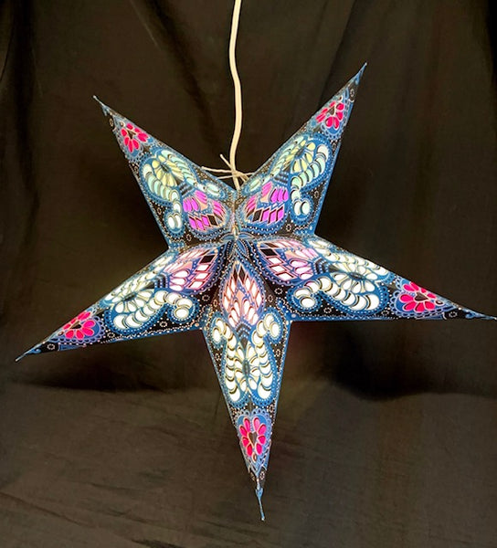 3D Decorative "Star Lantern" with Cord Included