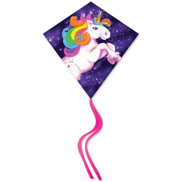 25 Inch "Magical Unicorn" Diamond Kite with Line Included