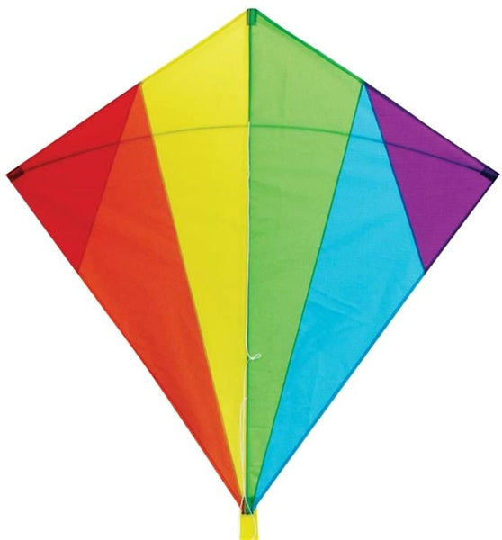 32 Inch Rainbow Diamond Kite with Line Included