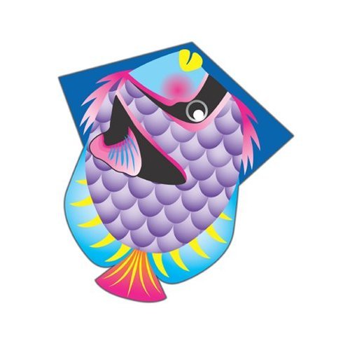 "Tropical Fish" Diamond Kite with Line Included