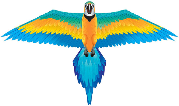 "RainForest Macaw" Kite with Line & Handle
