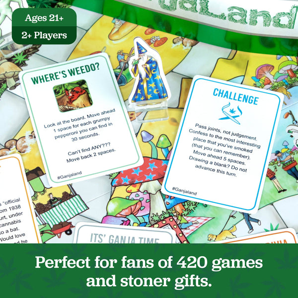 "Ganjaland" - Epic Weed Adventure Board Game for Adults