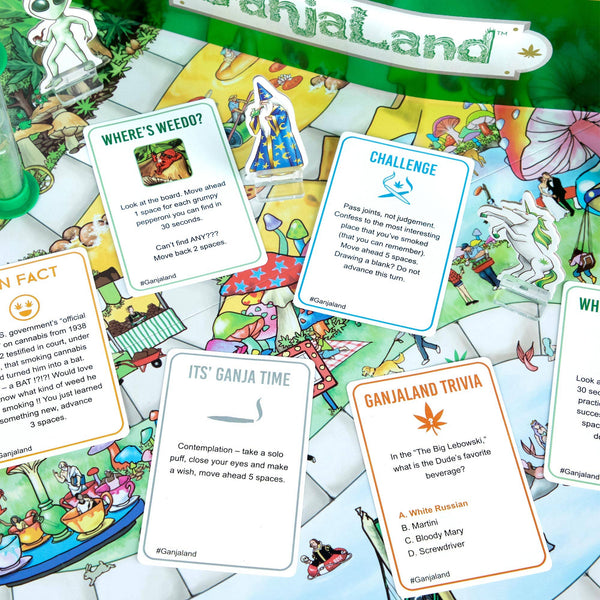 "Ganjaland" - Epic Weed Adventure Board Game for Adults