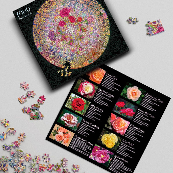 "Mandalic Rose" 1000 Piece Jigsaw Puzzle