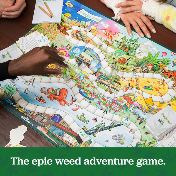 "Ganjaland" - Epic Weed Adventure Board Game for Adults