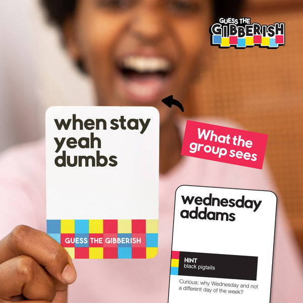 "Guess The Gibberish" Family Game