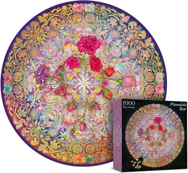 "Mandalic Rose" 1000 Piece Jigsaw Puzzle