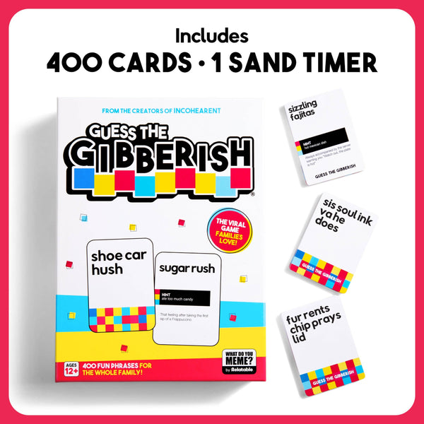 "Guess The Gibberish" Family Game