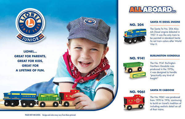 "Lionel - Santa Fe Cargo" Toy Train Set