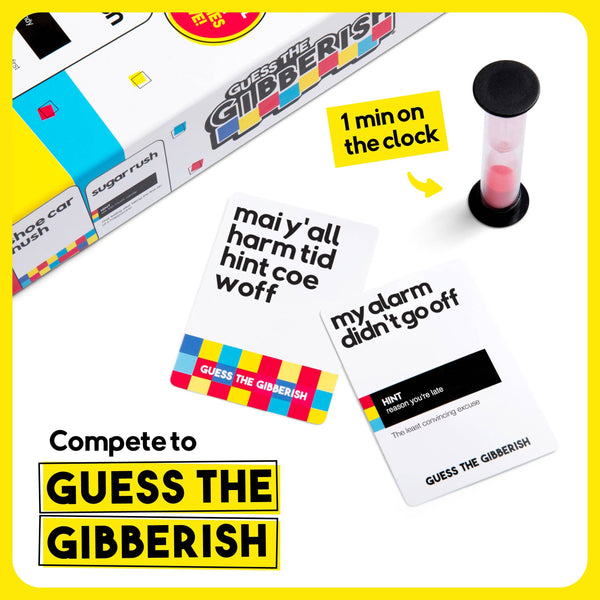 "Guess The Gibberish" Family Game