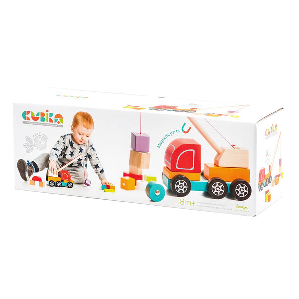 Wooden "Crane Truck" Play Set