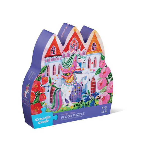 "Unicorn Castle" 36 Piece Floor Puzzle