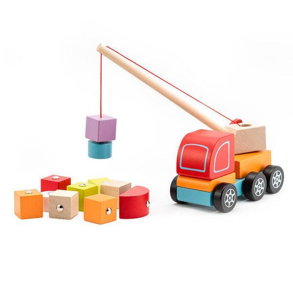 Wooden "Crane Truck" Play Set