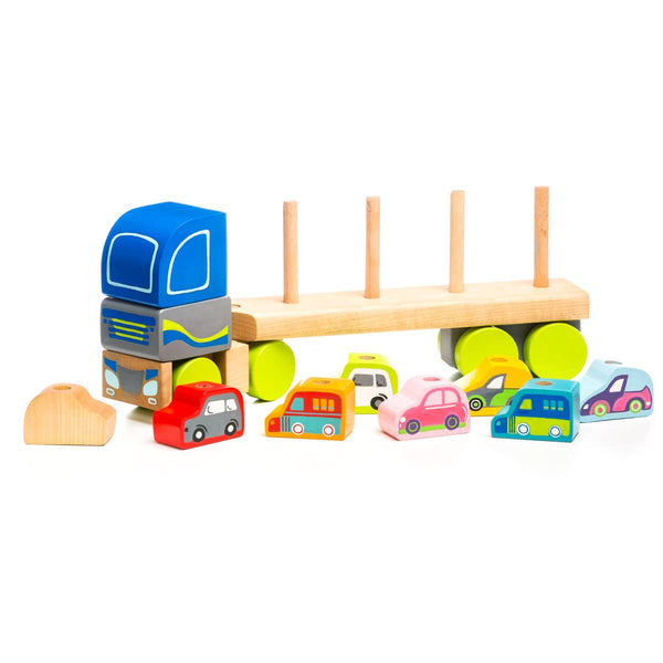Wooden "Truck & Cars" Play Set