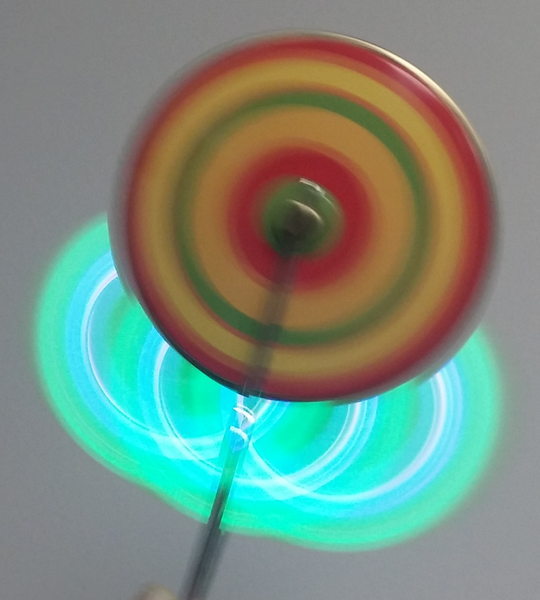 Jumbo "Light-Up WhirlO®" Spinning Tin Toy