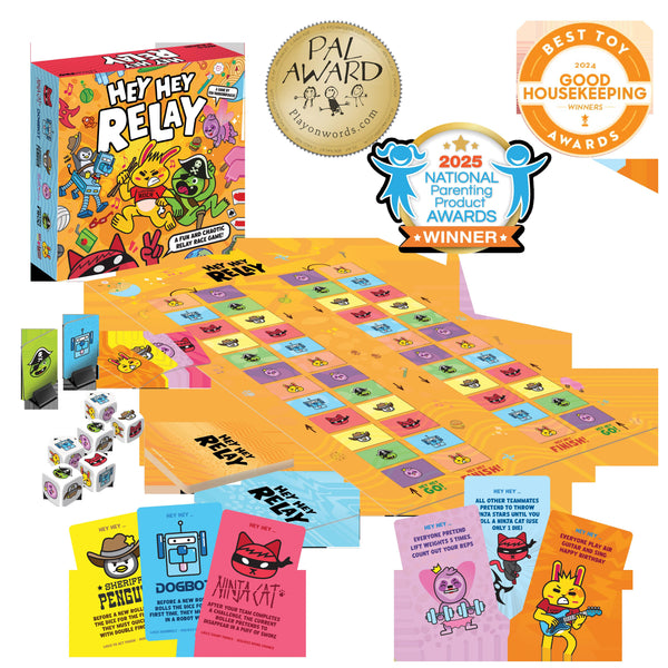 "Hey Hey Relay" Board Game