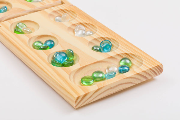 "Mancala" Foldable Wooden Board Game