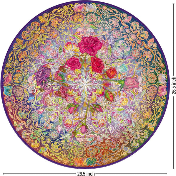 "Mandalic Rose" 1000 Piece Jigsaw Puzzle