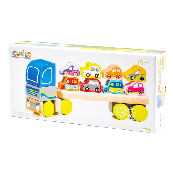 Wooden "Truck & Cars" Play Set