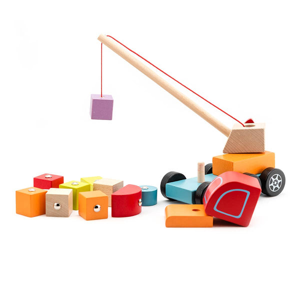 Wooden "Crane Truck" Play Set