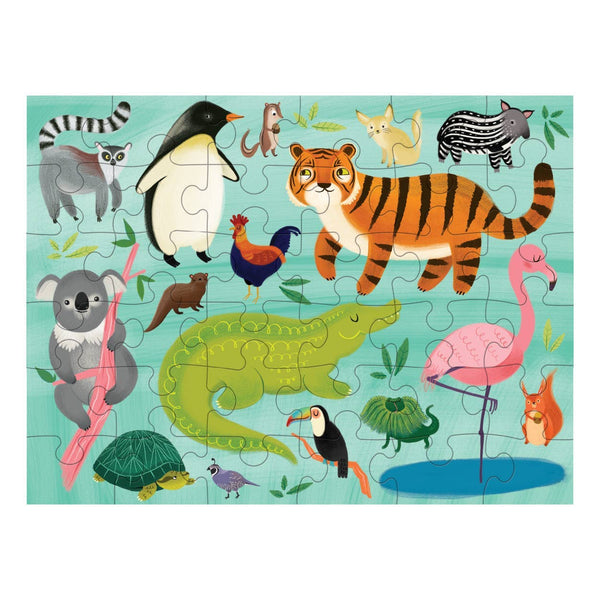 "Animals Of The World" Puzzle To Go
