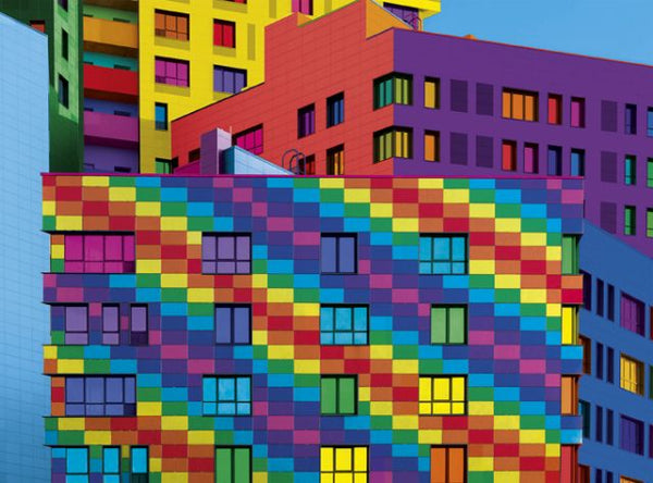 "Color Boom - Squares" 500 Piece Puzzle