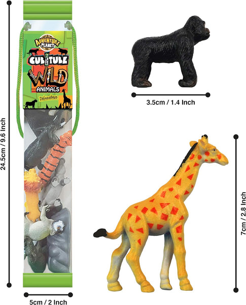 "Wild Animals" Cubitube Animal Set