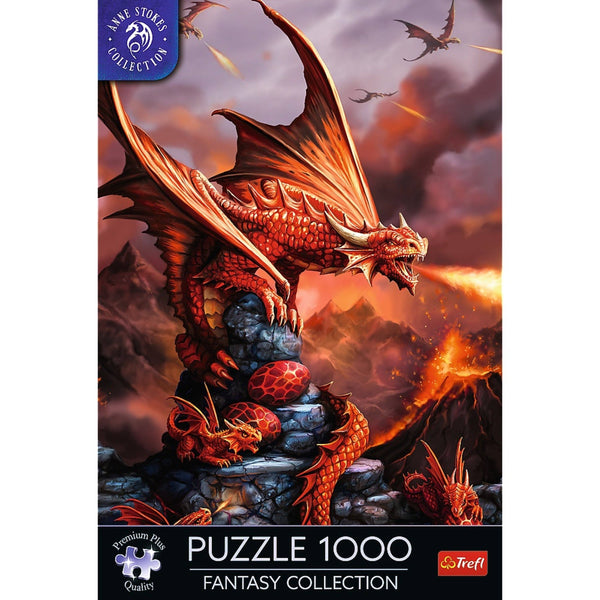 "Anne Stokes - Fire Dragon" 1000 Piece Puzzle