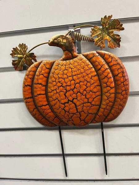 3D "Fall Pumpkin" Garden Stake