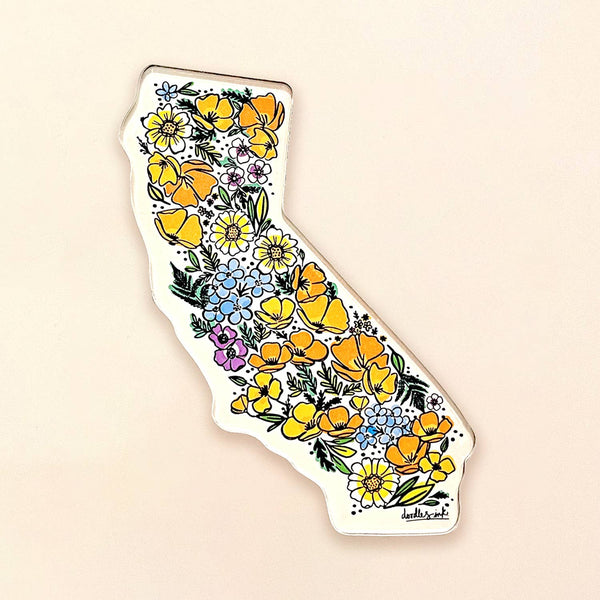 "California Wildflower" Magnet