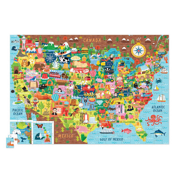 "USA Map" 200 Piece Puzzle