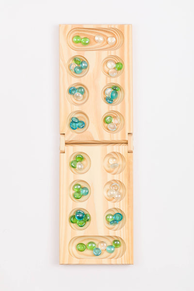 "Mancala" Foldable Wooden Board Game