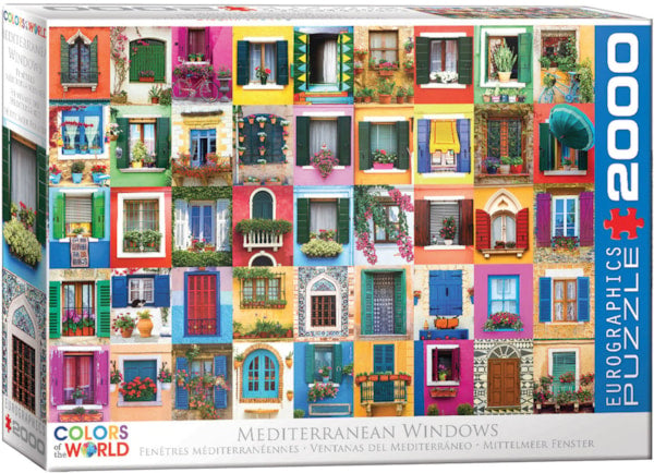 "Mediterranean Windows" 2000 Piece Jigsaw Puzzle