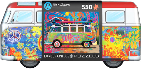 "VW / Wave Hopper" Jigsaw Puzzle in a 3D Collectible Tin