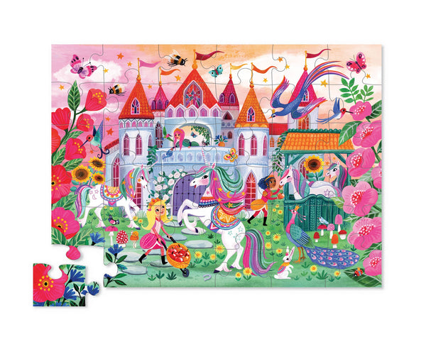 "Unicorn Castle" 36 Piece Floor Puzzle