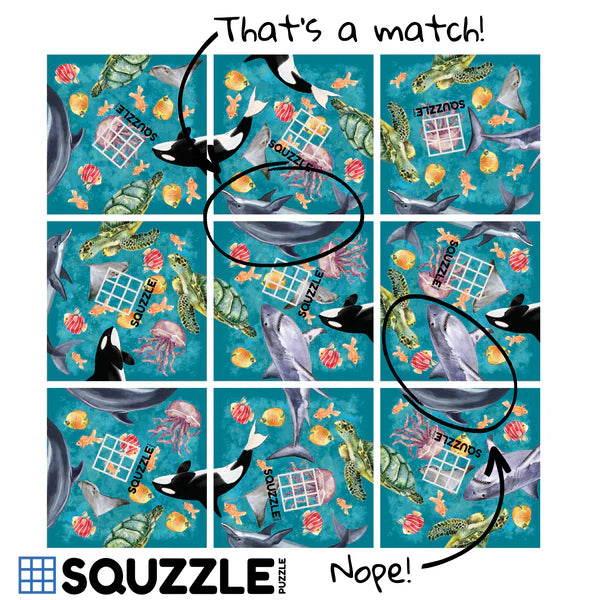Squzzle Puzzle "OCEAN LIFE"