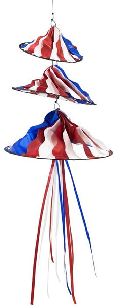 "Patriotic" Triple Jelly Wind Spinner