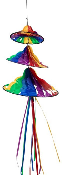 "Rainbow" Triple Jelly Wind Spinner