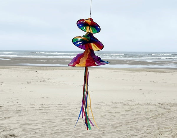 "Rainbow" Triple Jelly Wind Spinner