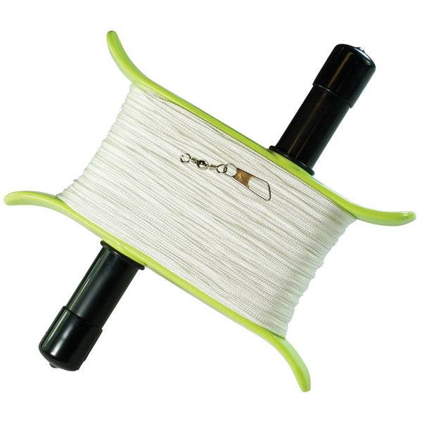 80 Lb. Test x 500 Ft. Braided Kite Line on a "Breezy Winder"