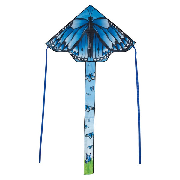 "Blue Butterfly Swarm" Fly-Hi Delta Kite with Line Included