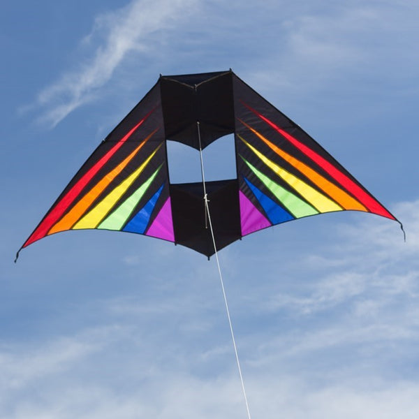 "Rainbow Burst" Conyne Delta Box Kite with Line Included