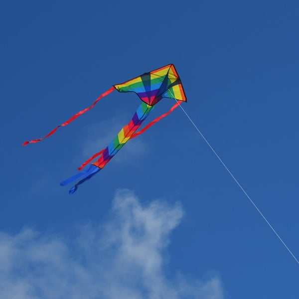 "Mini Rainbow Arrow" Fly-Hi Delta Kite with Line Included