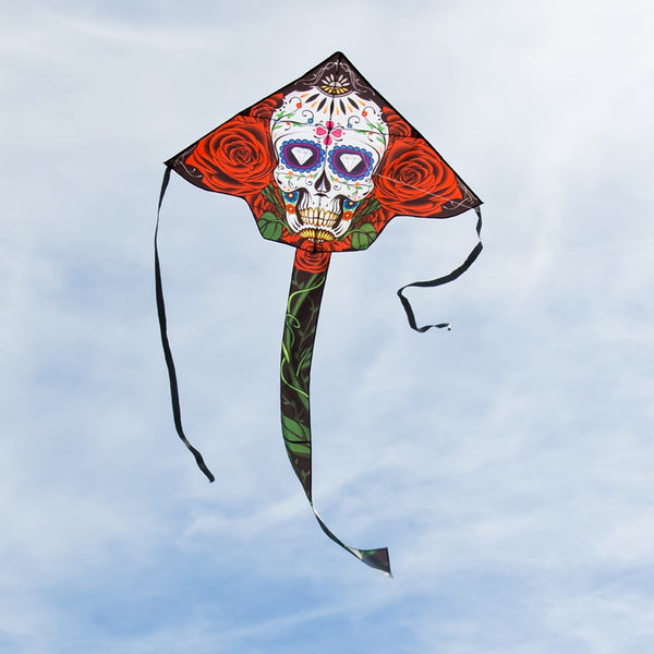 "Sugar Skull" Fly-Hi Delta Kite with Line Included